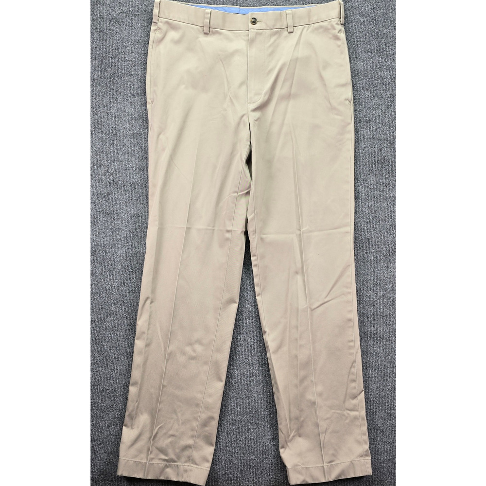 Brooks Brothers Pants Mens 34x32 Khaki Advantage Chino Clark Lightweight Work